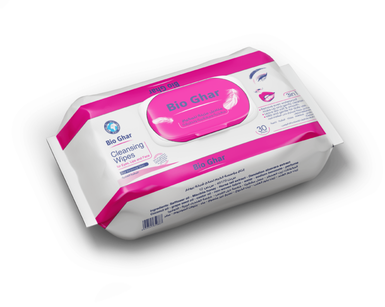 BIO Ghar Cleansing Wipes for Eyes, Lips and Face