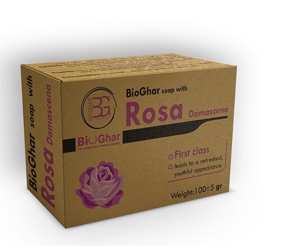 BIO Ghar Soap with Rosa damascena